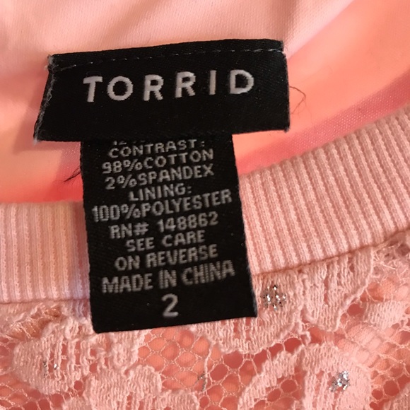 Torrid pink with silver glitter throughout - Picture 2 of 5